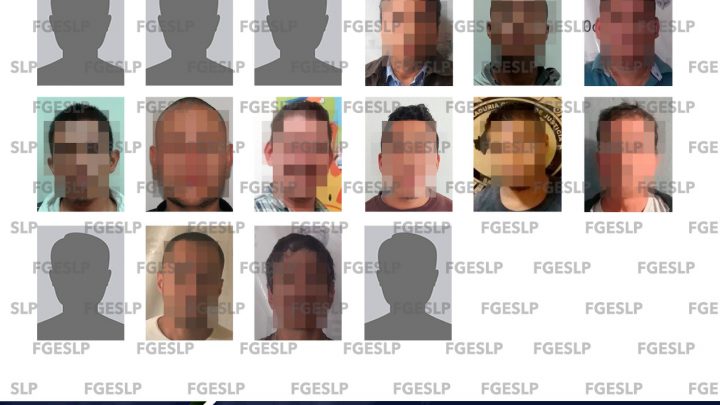 EN TERCER SEMANA DE MARZO FISCALÍA DETUVO A 16 PERSONAS EN SLP
