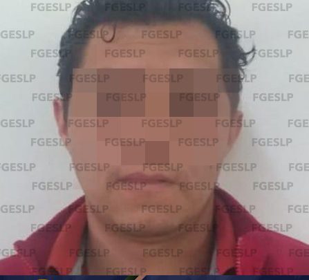 FGESLP DETIENE A SUJETO POR PRESUNTA VIOLACIÓN AGRAVADA EN CONTRA DE SU HIJO