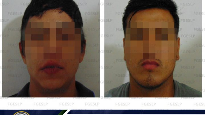 EN SLP FISCALÍA DETUVO A DOS PROBABLES PARTÍCIPES DE UN ROBO A UN LOCAL DE CELULARES