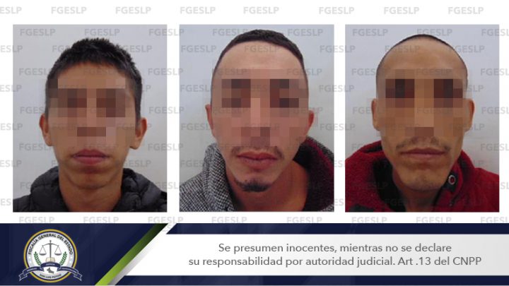 CAPTURA FISCALÍA A 3 HOMBRES POR PROBABLE ROBO A TIENDA DE CONVENIENCIA