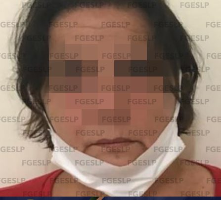 FGE DETIENE A MUJER POR PROBABLE DESPOJO DE UN TERRENO EN LA CIUDAD DE SLP