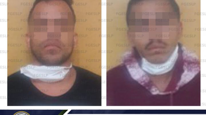AGENTES DE FGE DETIENEN A DOS HOMBRES POR ROBO DE LLANTAS Y RINES A UNA EMPRESA
