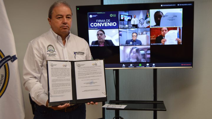 FISCALÍA DE SLP FIRMA CONVENIO DE COLABORACIÓN CON SGS