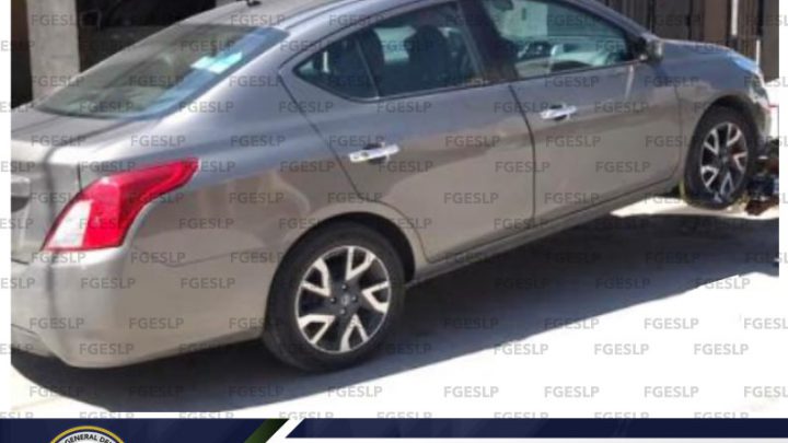 RECUPERA FISCALÍA AUTOMÓVIL REPORTADO COMO ROBADO EN SGS