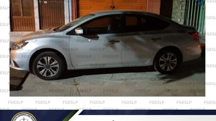 RECUPERA UN AUTOMÓVIL EN CIUDAD VALLES QUE FUE ROBADO EN SLP CAPITAL