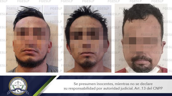 FGE EN RIOVERDE LOGRÓ PRISIÓN PREVENTIVA PARA TRES DETENIDOS POR ATAQUE PELIGROSO Y ROBO DE VEHÍCULO
