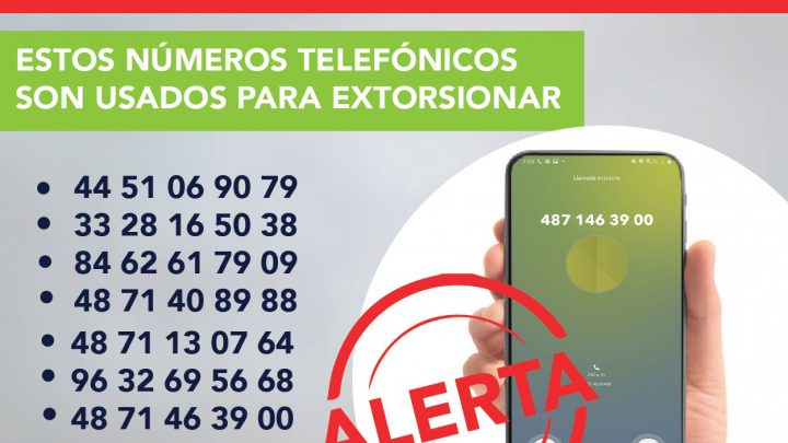 FISCALÍA DE SLP ALERTA SOBRE CASOS DE EXTORSIÓN TÉLEFONICA
