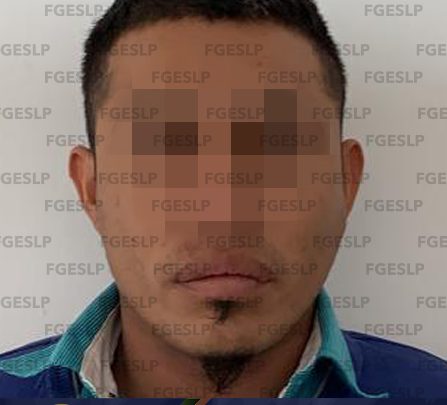 FGE CAPTURA A UN SUJETO POR PROBABLE HOMICIDIO EN LA COLONIA REYITOS EN SLP