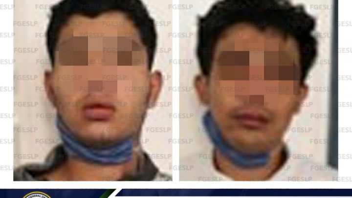 FISCALÍA CAPTURÓ A DOS SEÑALADOS DE HOMICIDIO EN LA COLONIA PROGRESO EN SLP