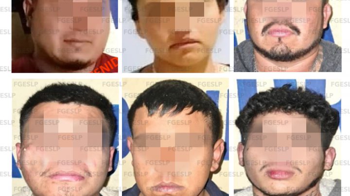 DETIENEN A PAREJA CON DROGA Y A 4 HOMBRES CON VEHÍCULOS ROBADOS EN MATEHUALA
