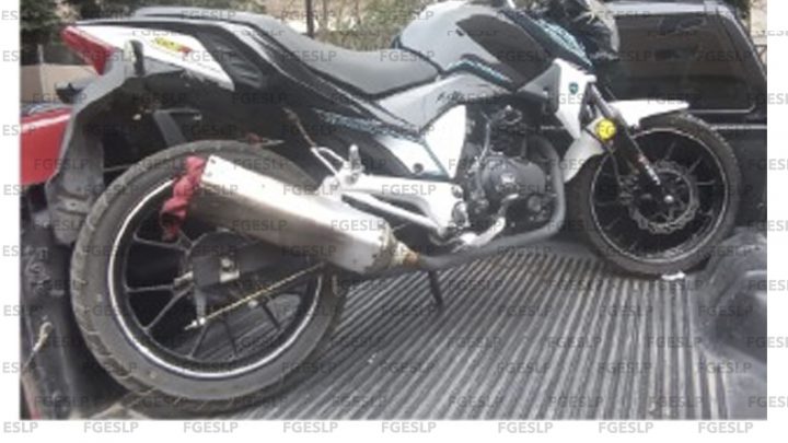 EN SLP PDI RECUPERÓ UNA MOTOCICLETA ROBADA