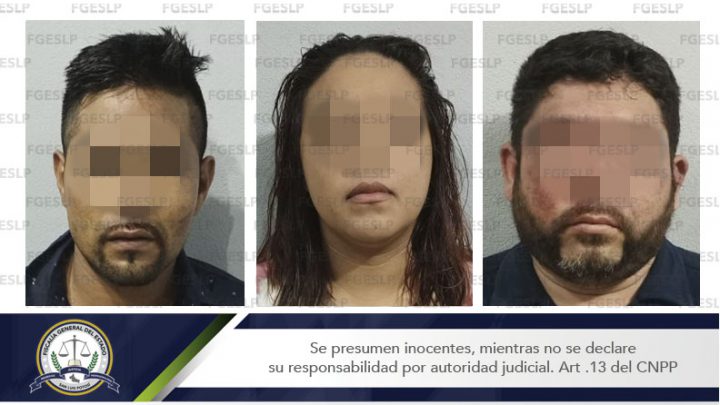 TRAS PERSECUCIÓN FISCALÍA CAPTURA A 3 PERSONAS Y ASEGURA ARMAS DE FUEGO EN CIUDAD VALLES