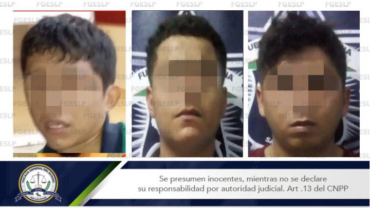 OBTIENE FISCALÍA PRISIÓN PREVENTIVA PARA TRES DETENIDOS CON DROGA EN CIUDAD VALLES