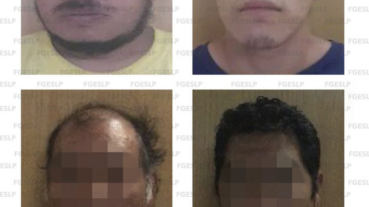 CAPTURA FISCALÍA A CUATRO HOMBRES POR HOMICIDIO EN SAN JUAN DE GUADALUPE SLP