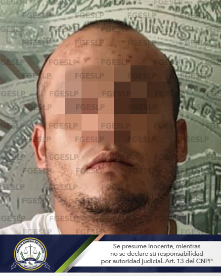 FGE CONSIGUE PRISIÓN PREVENTIVA PARA SEÑALADO DE HOMICIDIO Y ROBO A UNA MUJER EN SLP