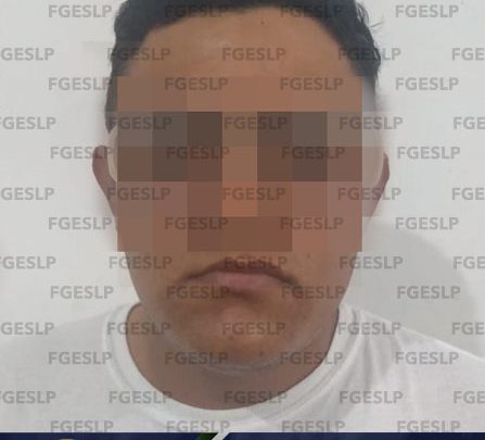 POR PRESUNTA VIOLACIÓN FGE DETUVO A UN SUJETO EN SLP
