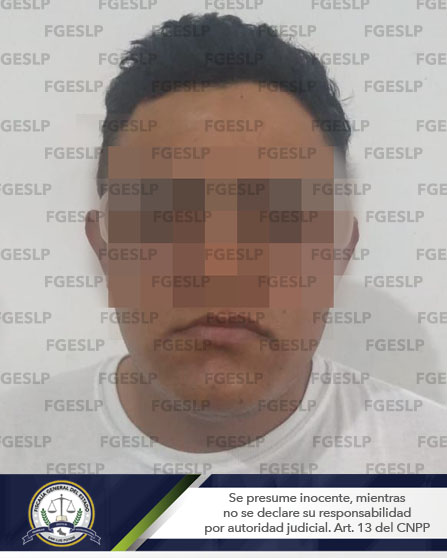 POR PRESUNTA VIOLACIÓN FGE DETUVO A UN SUJETO EN SLP
