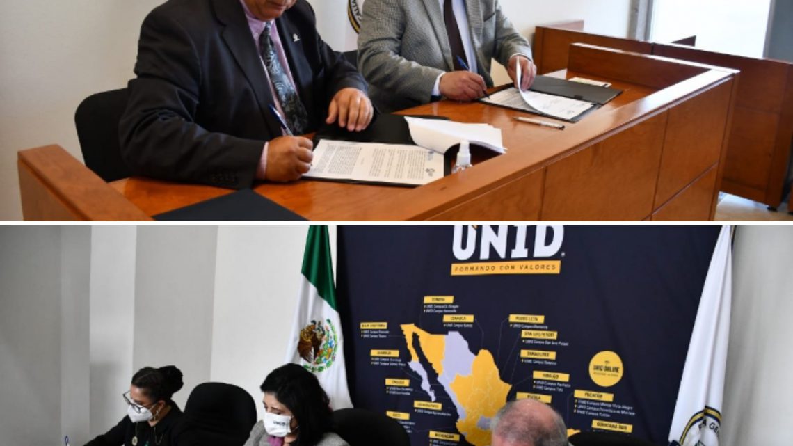 FIRMA FISCALÍA CONVENIO DE COLABORACIÓN CON UNIVERSIDAD SAN PABLO Y UNID