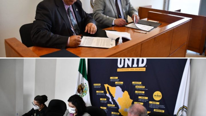 FIRMA FISCALÍA CONVENIO DE COLABORACIÓN CON UNIVERSIDAD SAN PABLO Y UNID