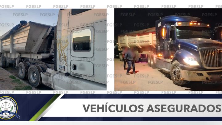 PDI ASEGURA 2 TRACTOCAMIONES CON ALTERACIONES