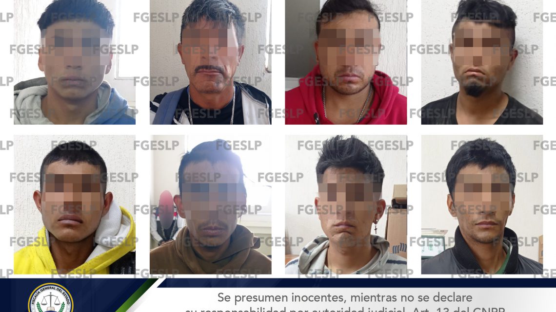 POR DESMANTELAR UN VEHÍCULO ROBADO, PDI DETIENE A 8 HOMBRES