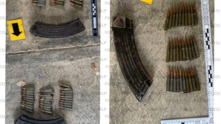 EN CATEO ASEGURAN PONCHA LLANTAS Y CARTUCHOS EN MATEHUALA