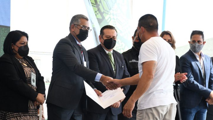 “This is thanks to the opportunity you have according to the legislation of the matter, trough the implementation of the National Law on Criminal Enforcement”