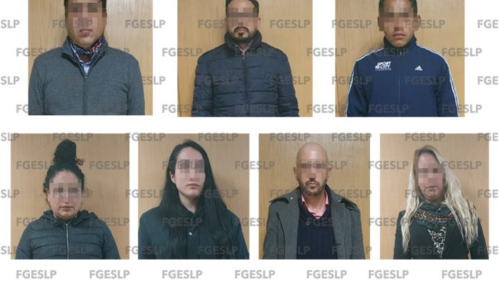 SEÑALADOS POR FRAUDE, FISCALÍA DETIENE A CUATRO HOMBRES Y TRES MUJERES EN CÉNTRICO HOTEL DE SLP