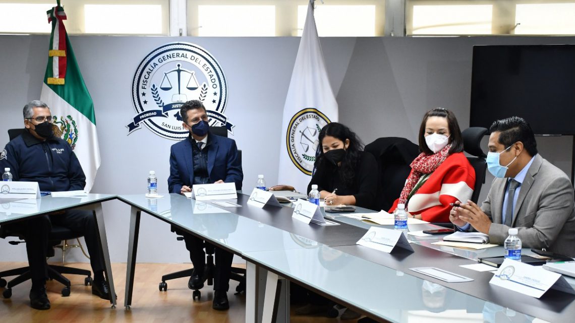 FISCALÍA DE SLP SE REÚNE CON USAID-CONJUSTICIA PARA CONFORMAR LA POLÍTICA DE PERSECUSIÓN PENAL