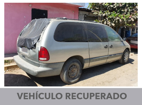 RECUPERAN EN ÉBANO UNA CAMIONETA ROBADA EN TAMAULIPAS