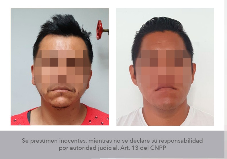 DOS INDIVIDUOS CAPTURADOS POR POSIBLE ROBO A EMPRESA DE VALORES EN SLP
