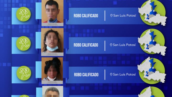 FGE DETIENE A DOS PERSONAS POR TORTURA Y A CUATRO POR ROBO CALIFICADO