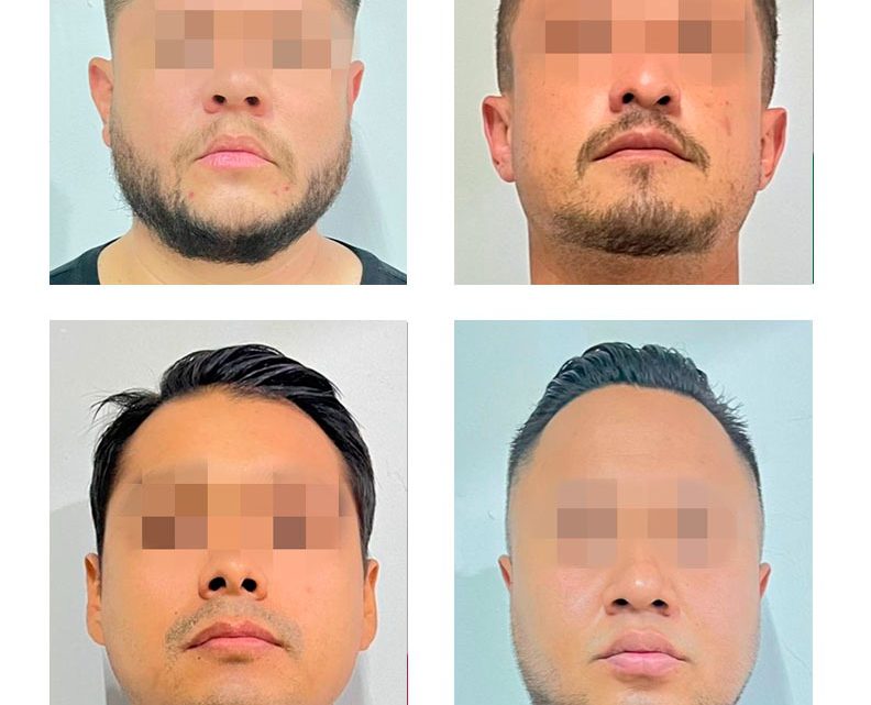 DETIENEN A CUATRO HOMBRES POR EL DELITO DE CONTRA LA SEGURIDAD DE TRÁNSITO