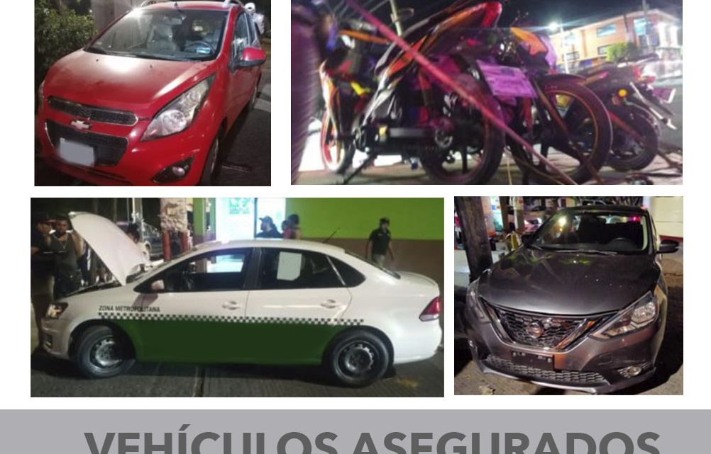 FGE REALIZA OPERATIVO “RASTREADOR” Y ASEGURA 10 VEHÍCULOS EN SLP FGE REALIZA OPERATIVO “RASTREADOR” Y ASEGURA 10 VEHÍCULOS EN SLP
