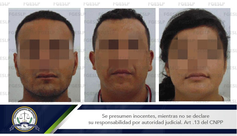 POR SECUESTRO, FISCALÍA DETIENE A DOS HOMBRES Y UNA MUJER POR SECUESTRO, FISCALÍA DETIENE A DOS HOMBRES Y UNA MUJER