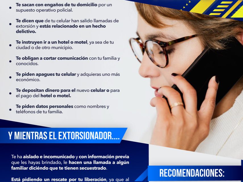 FISCALÍA ORIENTA A LOS CIUDADANOS PARA QUE EVITEN SER VÍCTIMAS DE SECUESTROS VIRTUALES FISCALÍA ORIENTA A LOS CIUDADANOS PARA QUE EVITEN SER VÍCTIMAS DE SECUESTROS VIRTUALES