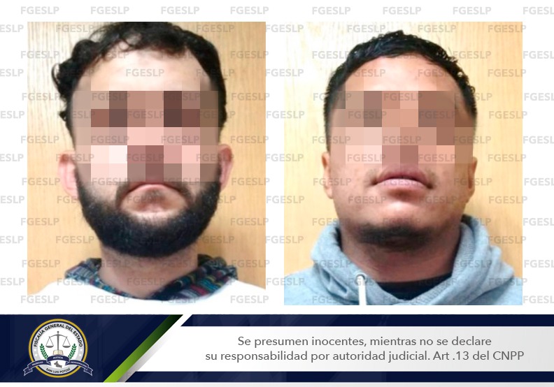TRAS SUPUESTA EXTORSIÓN, FGE DETIENE A PAR DE SUJETOS EN SLP TRAS SUPUESTA EXTORSIÓN, FGE DETIENE A PAR DE SUJETOS EN SLP