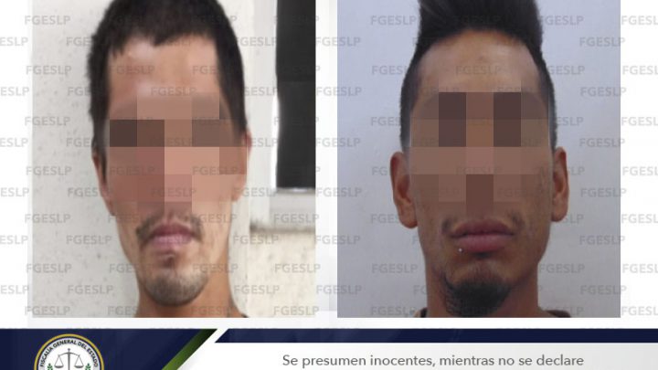 APREHENDE FISCALÍA A DOS HOMBRES ACUSADOS DE ROBO EN LA COLONIA VILLA MARÍA, SLP