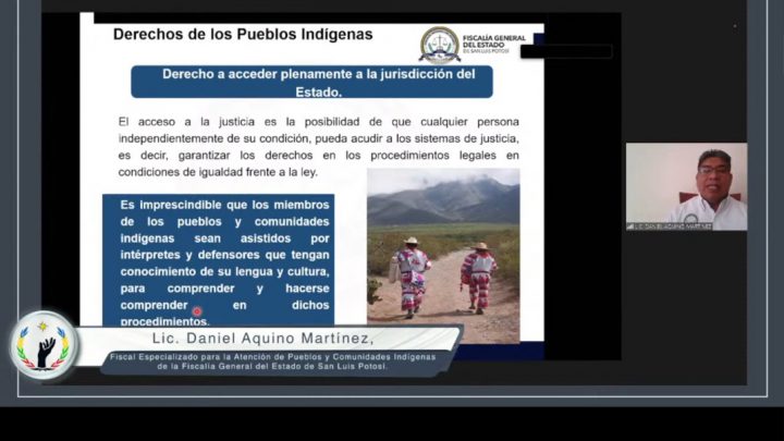FGE Y CNDH CAPACITAN SOBRE DERECHOS DE PERSONAS INDÍGENAS