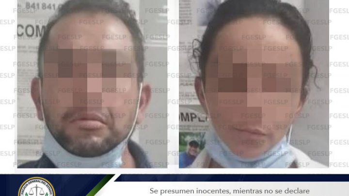 POLICÍA INVESTIGADORA DETIENE CON ARMAS Y DROGA A UNA MUJER Y UN HOMBRE EN SLP