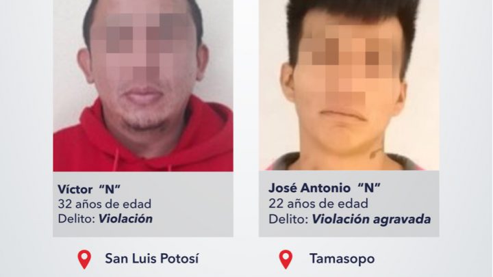FISCALÍA CAPTURA A OTROS DOS AGRESORES SEXUALES EN SLP