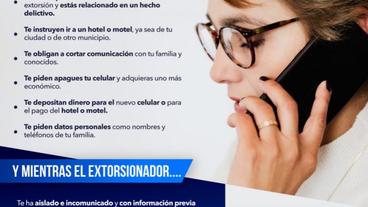 MUJER FUE RESCATADA DE UN “SECUESTRO VIRTUAL” POR FISCALÍA POTOSINA
