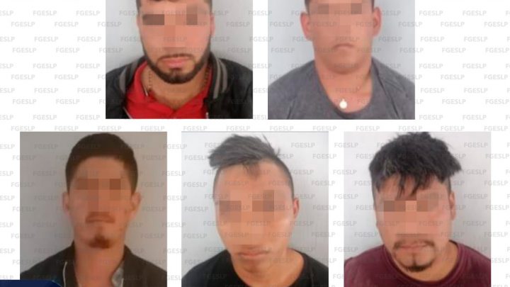 FISCALÍA CAPTURA A CINCO HOMBRES CON ARMAS Y DROGA EN LA ZONA MEDIA