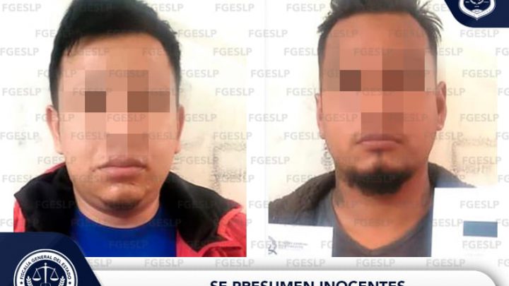 POR HOMICIDIO, APREHENDEN A DOS INDIVIDUOS EN EL BARRIO DE SANTIAGO DE SLP