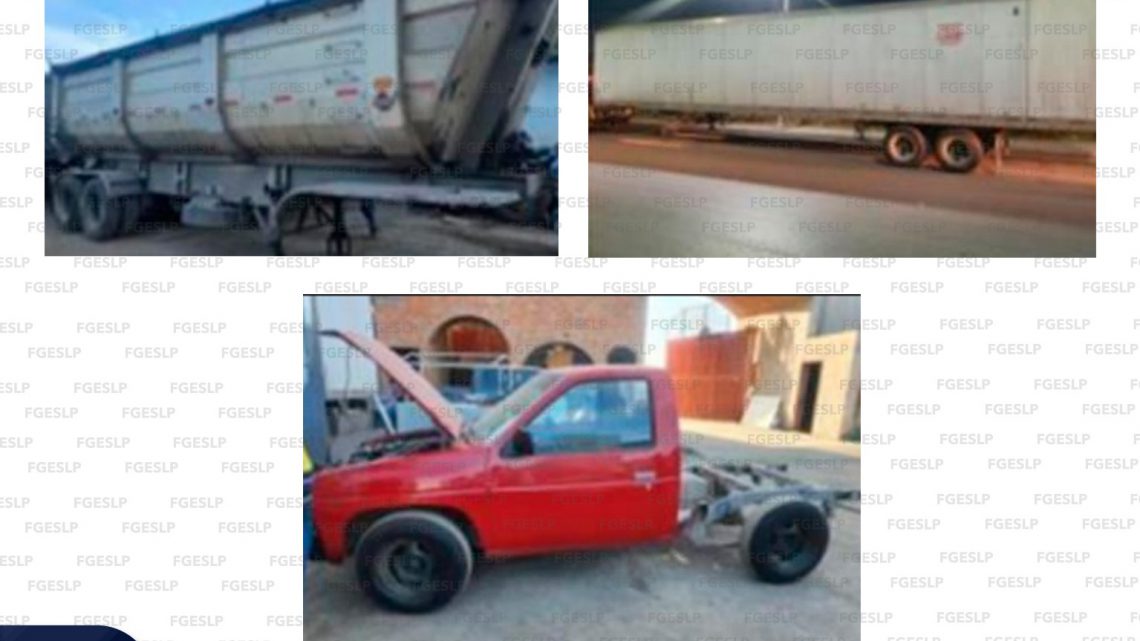 EN CATEO, FISCALÍA ASEGURA CAMIONETA Y CAJA DE TRÁILER ROBADOS EN CATEO, FISCALÍA ASEGURA CAMIONETA Y CAJA DE TRÁILER ROBADOS