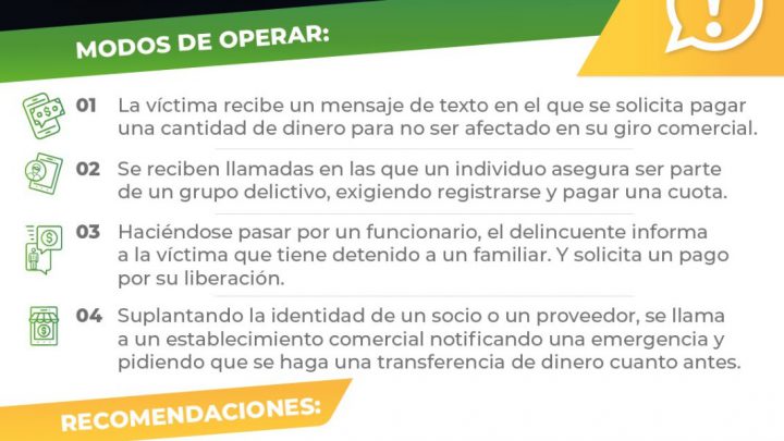 ALERTA FISCALÍA POR EXTORSIONES TELEFÓNICAS EN SLP