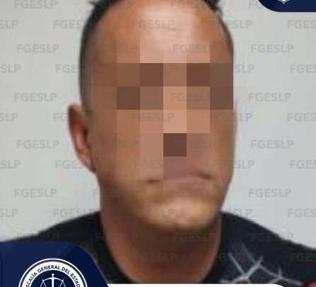 CAPTURA FISCALÍA A HOMBRE SEÑALADO DE ROBO A UN BANCO EN SLP