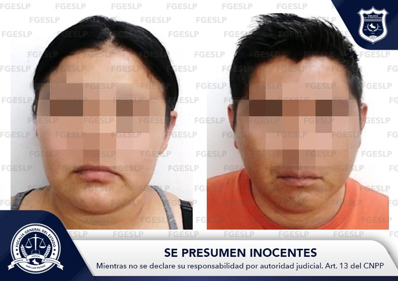 POR VIOLACIÓN Y VIOLENCIA FAMILIAR, FISCALÍA APREHENDE A UNA PAREJA EN SLP POR VIOLACIÓN Y VIOLENCIA FAMILIAR, FISCALÍA APREHENDE A UNA PAREJA EN SLP