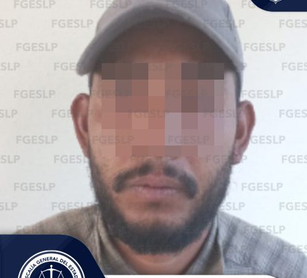 HOMBRE SEÑALADO DE VIOLENCIA FAMILIAR ES DETENIDO POR LA FISCALÍA DE SLP