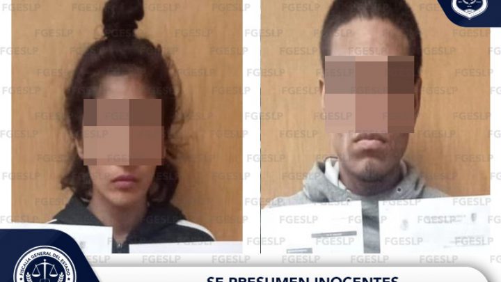 FGESLP DETIENE A UNA MUJER Y A UN HOMBRE POR ROBO A CADENA DE TIENDAS DE CONVENIENCIA